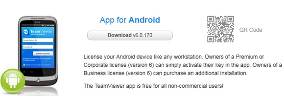 teamviewer android support link